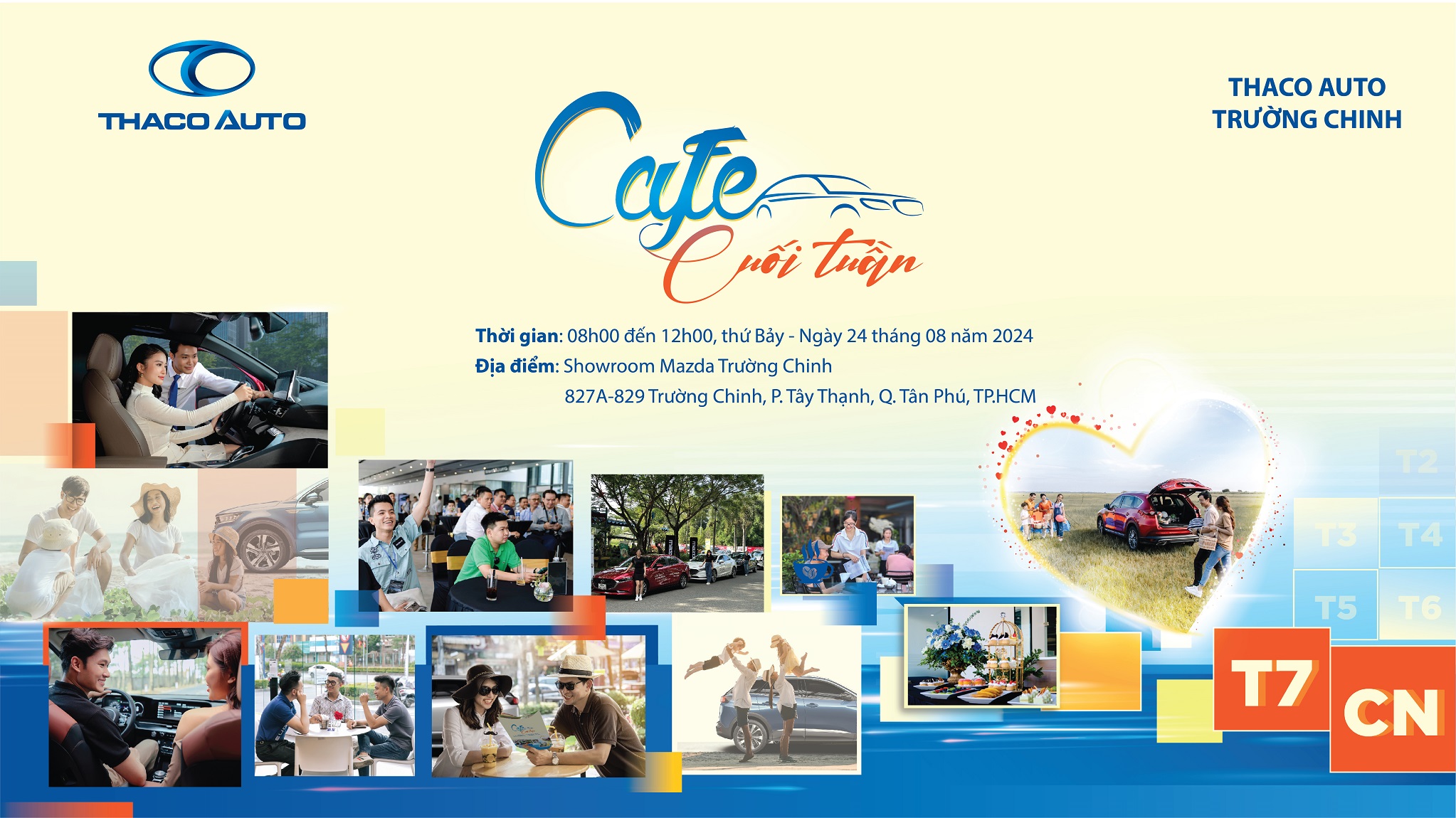 Nhiều hoạt động hấp dẫn tại “Cafe cuối tuần” cùng THACO AUTO Trường Chinh - HCM trong tháng 8